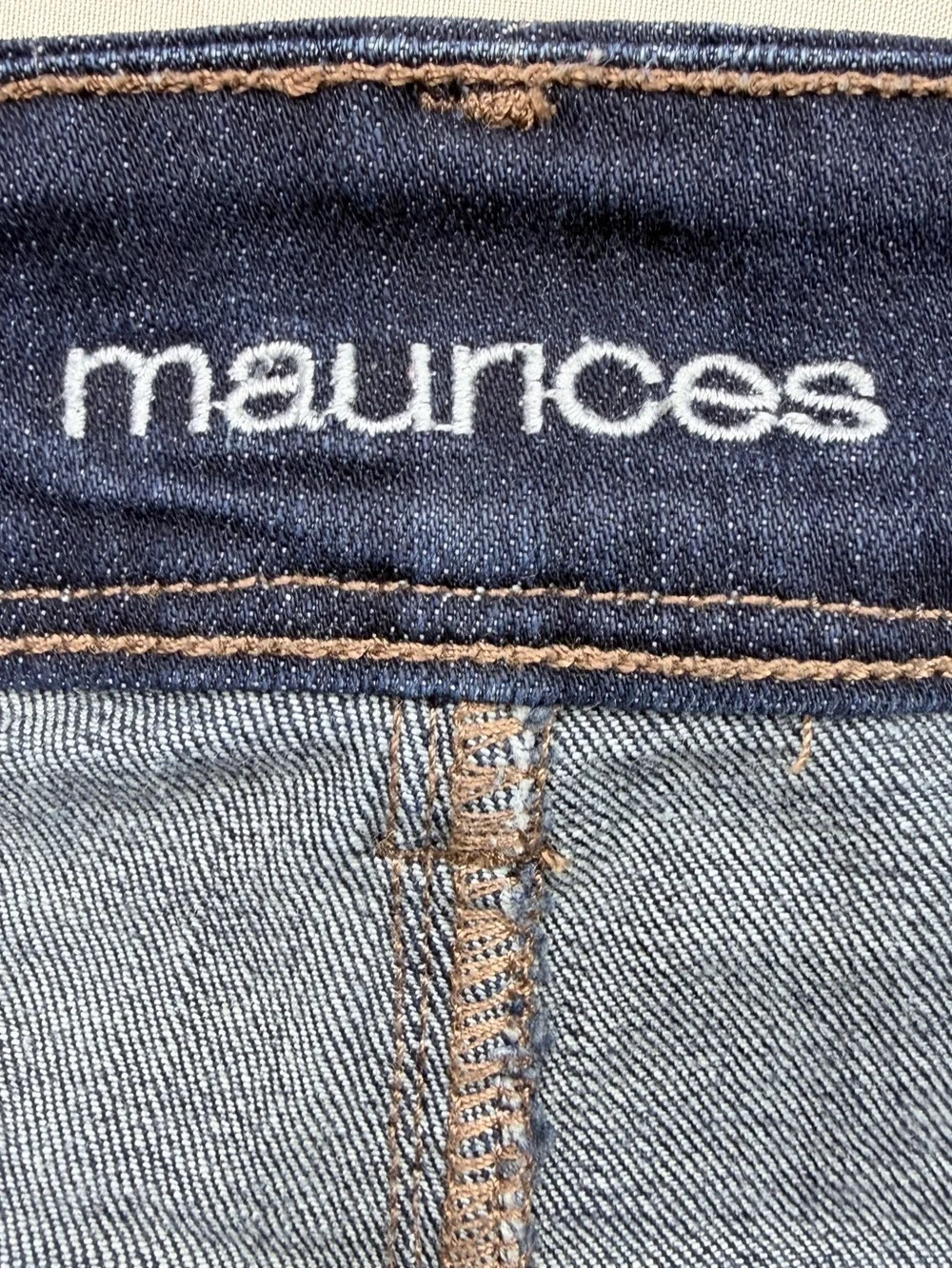 Maurices Dark Blue Denim Jean Shorts